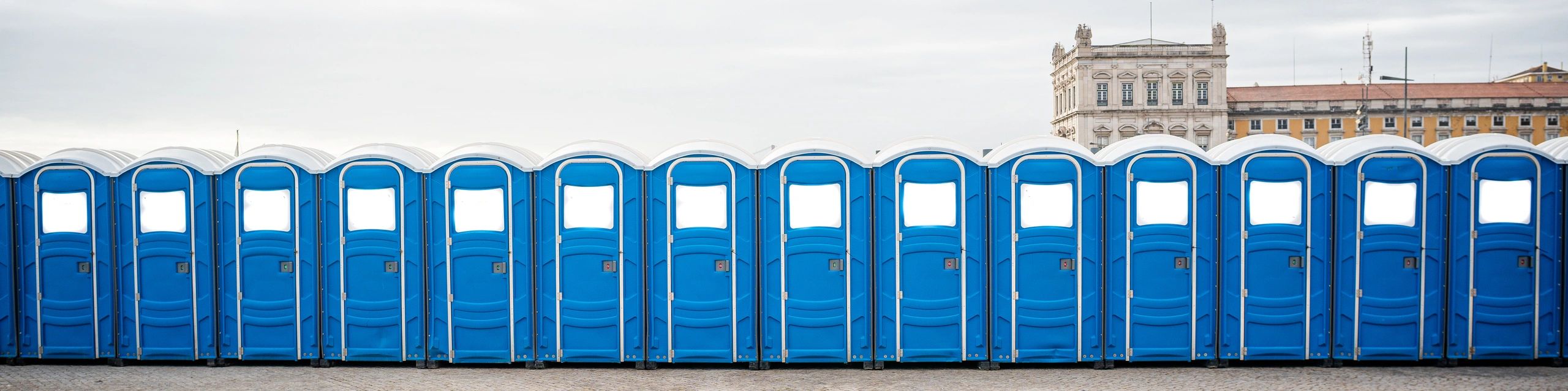 modern portable toilet event