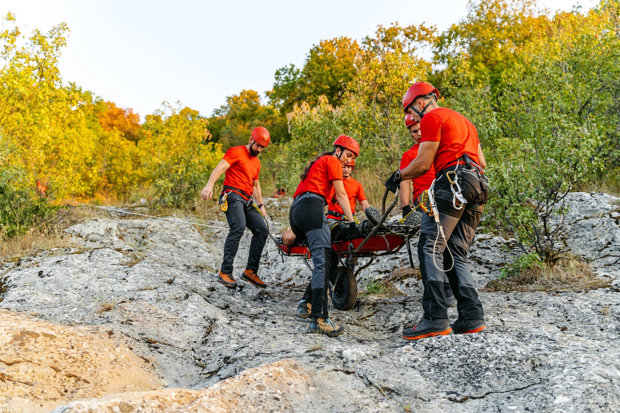 MonsterHire team at work outdoors